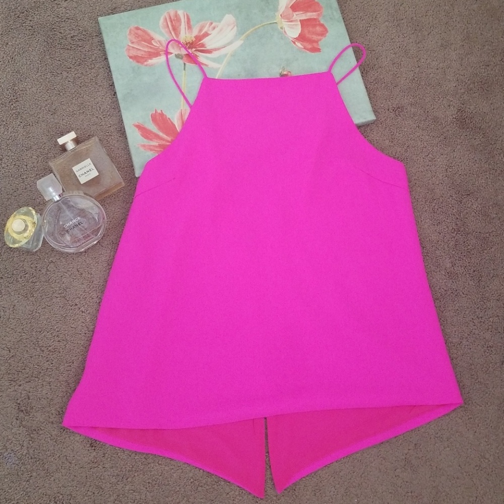 Open back shirt